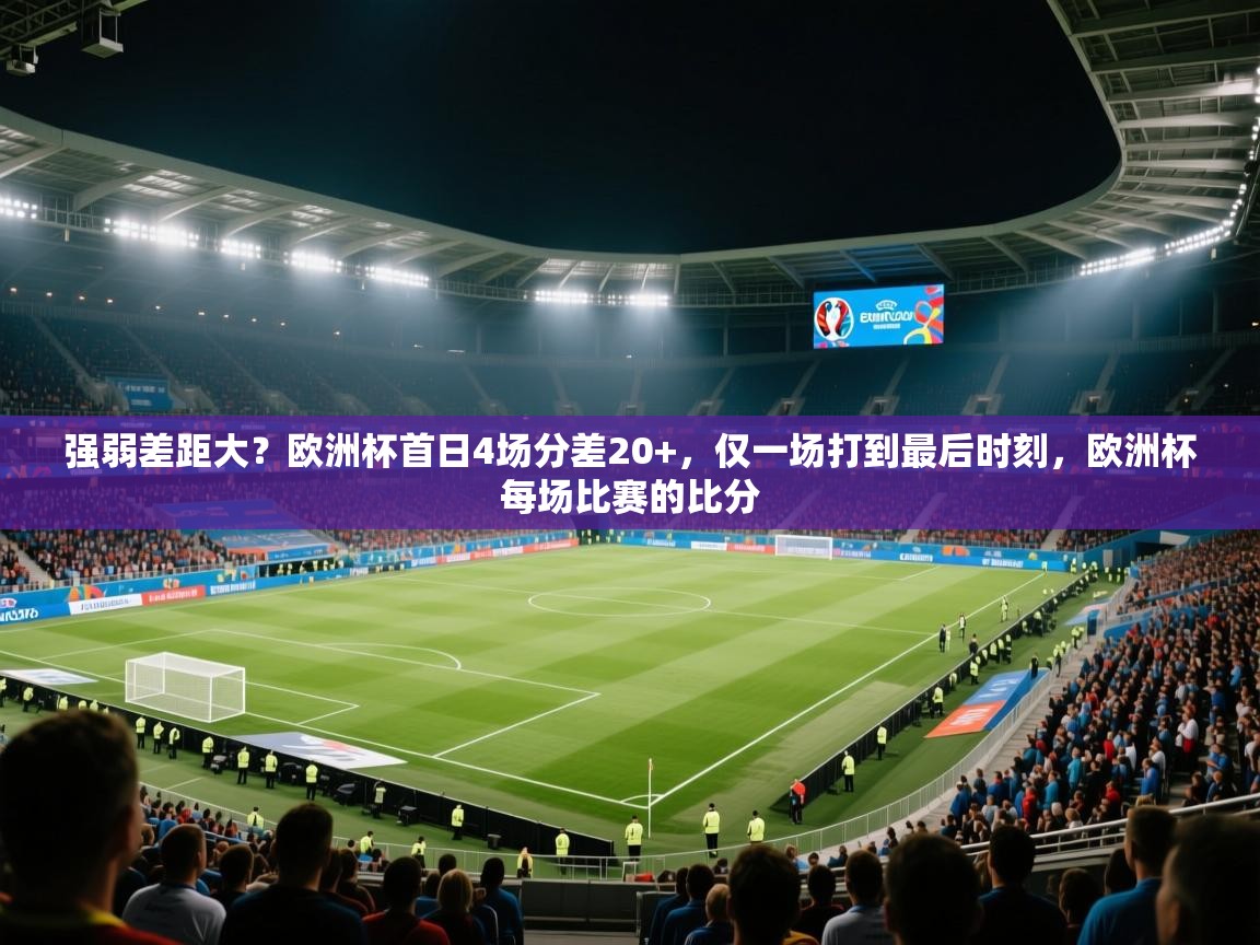 爱游戏体育官网-强弱差距大？欧洲杯首日4场分差20+，仅一场打到最后时刻，欧洲杯每场比赛的比分  第2张